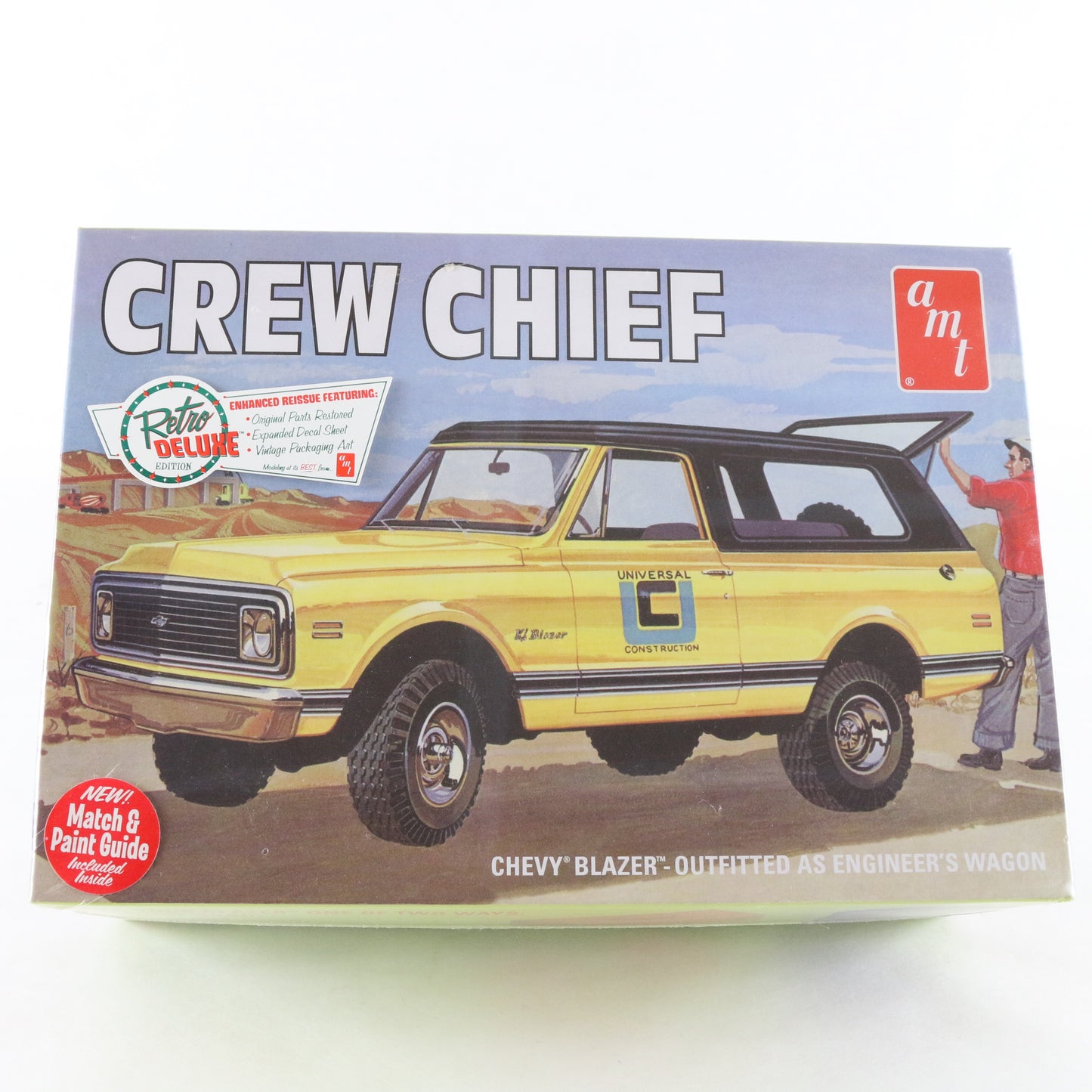Chevy Blazer Crew Chief Engineer Wagon Retro Deluxe AMT 1:25 AMT897/12