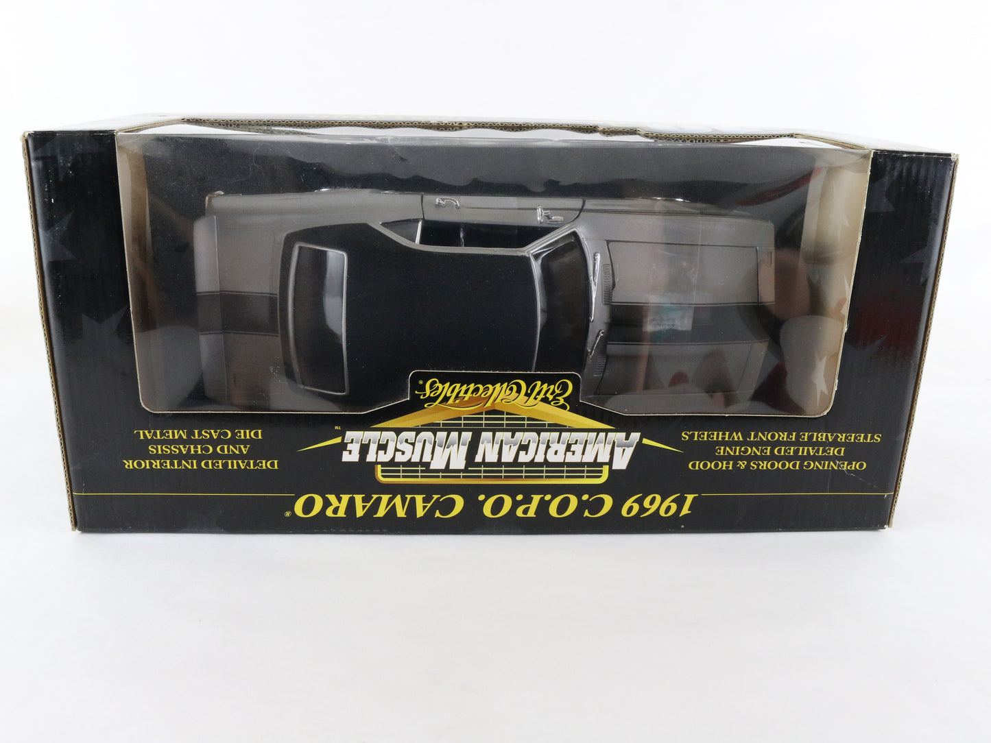 1969 Chevy Camaro COPO Silver American Muscle 10 Year ERTL 1:18 Diecast 36673