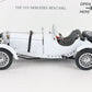 1931 Mercedes Benz SSKL White Black Danbury Mint 1:24 Model Car w/ Box