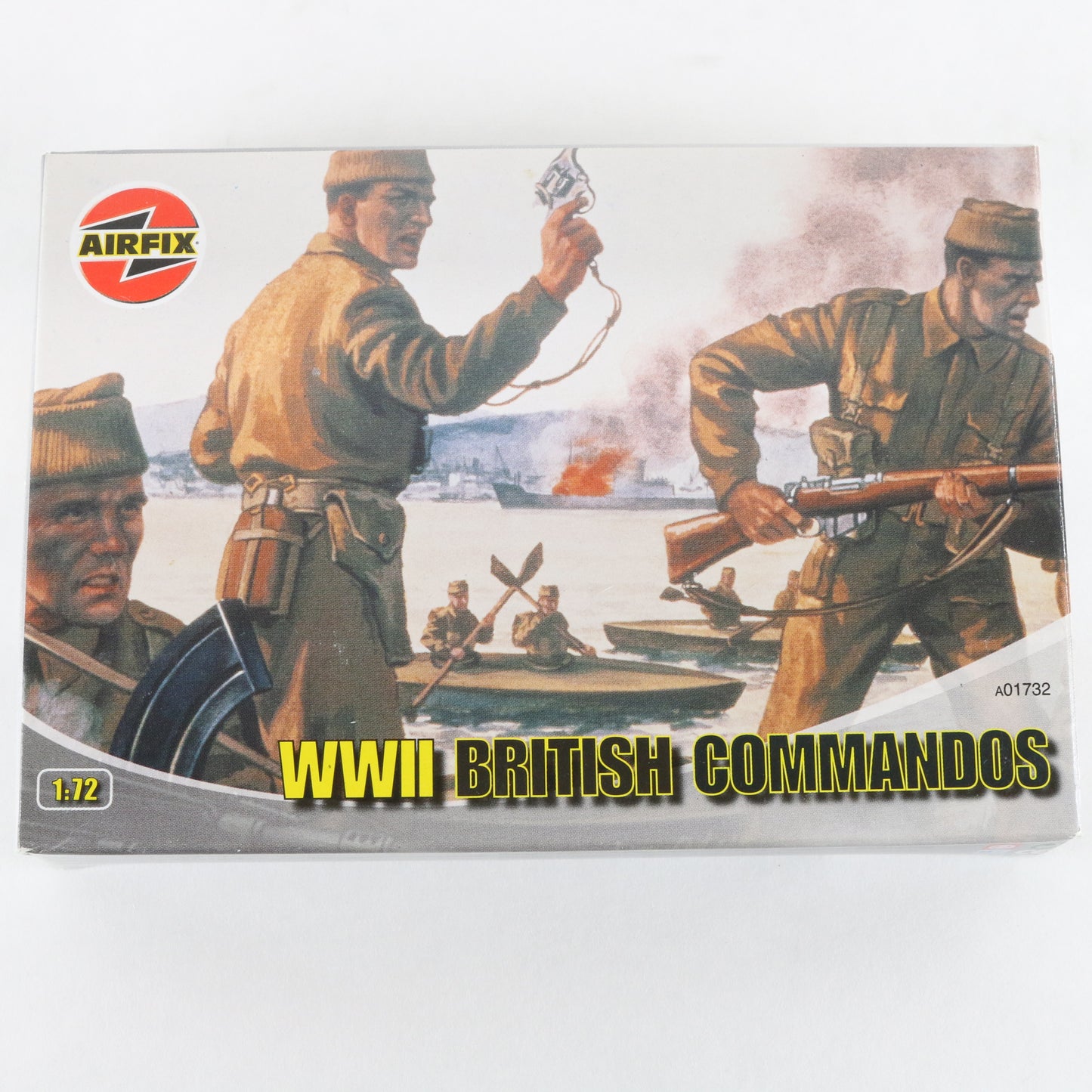 British Commando Soldiers WW2 Airfix 1:72 A01732 Plastic Model Figures