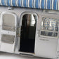 1968 Airstream Trailer Silver Franklin Mint 1:24 Metal Trailer W/ Interior