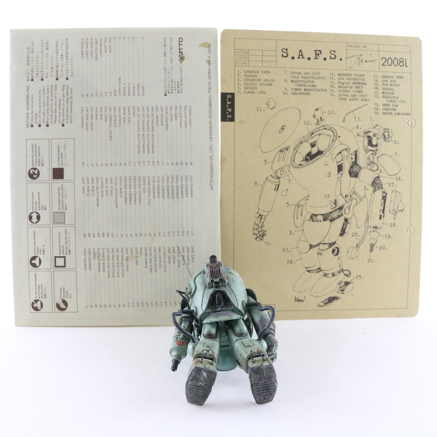 Ma.k Maschinen Krieger SAFS Super Armored Fighting Suit SF3D 1:20 Built Painted
