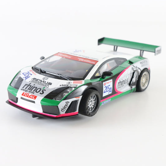 Ninco Lamborghini Gallardo S-Berg #215a green white 1:32 slot car