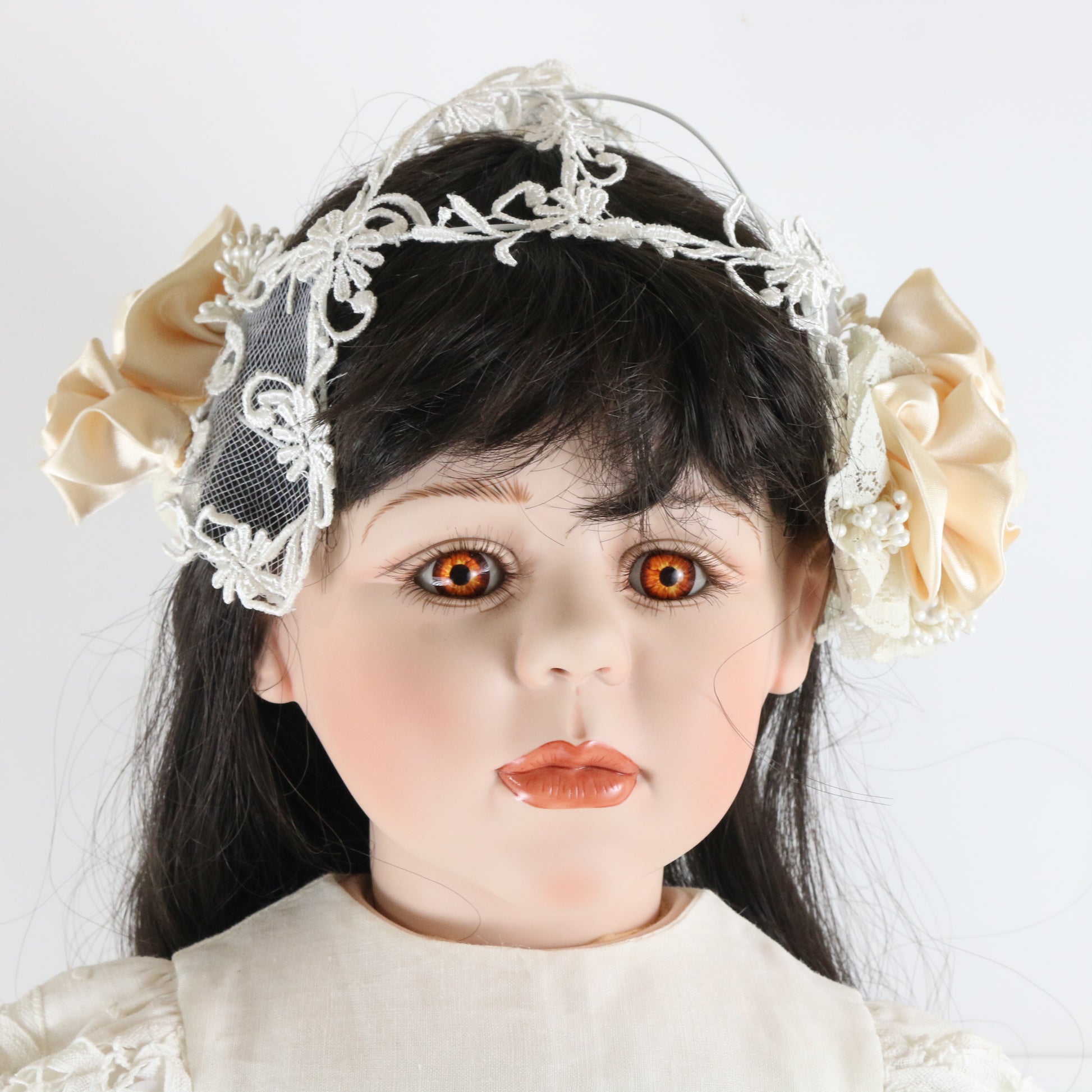 Theodora Fayzah Spanos Imperial Gem Designer Guild 31" Porcelain Doll 417/2000