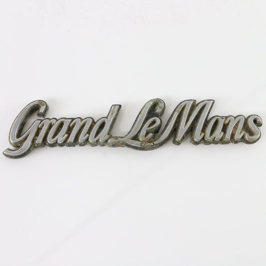 Vintage Pontiac Grand Le Mans 1976 Plastic Badge Emblem