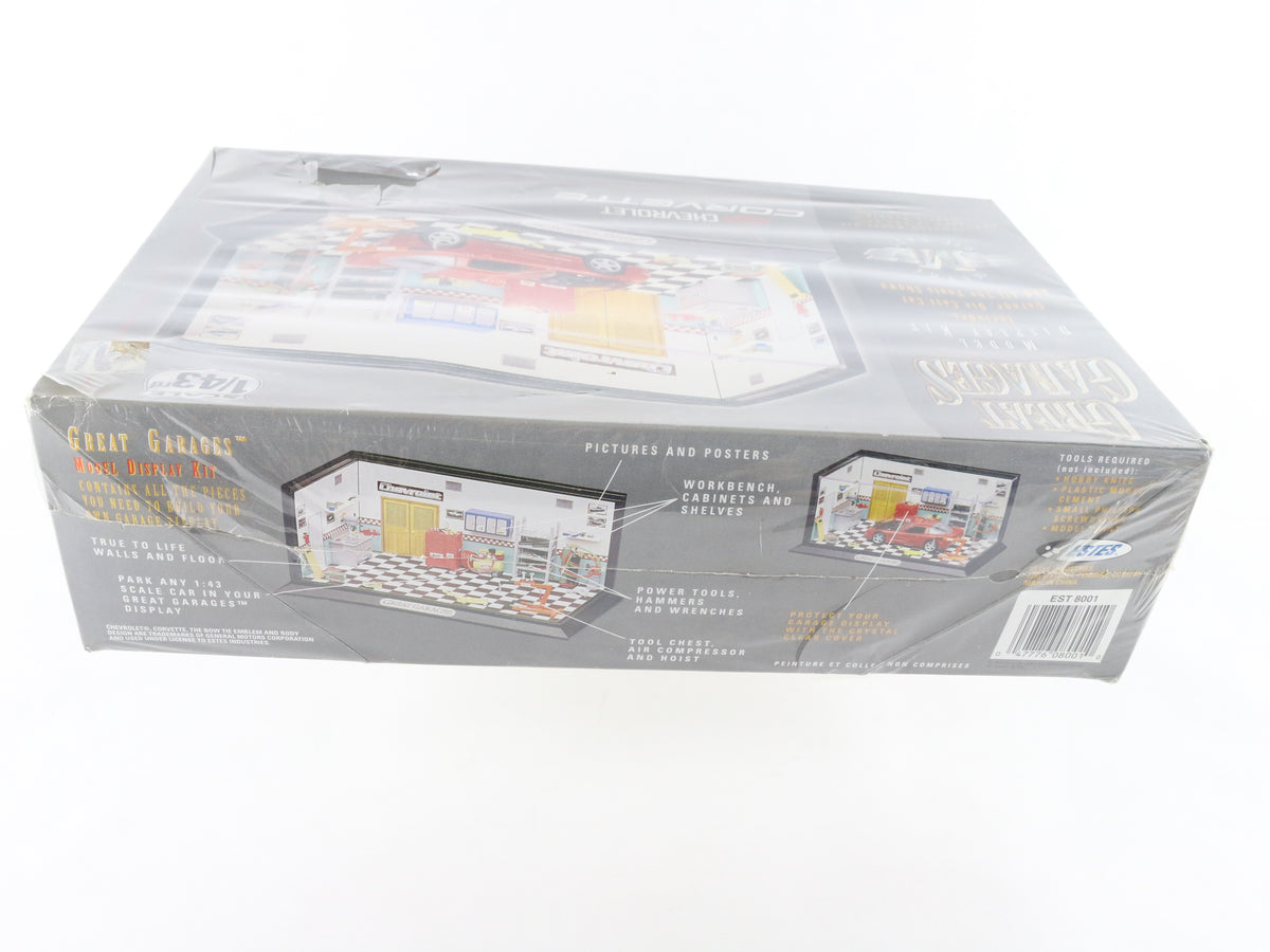 Chevrolet Corvette Great Garages Estes 1:43 Diecast Model Display Kit 8001