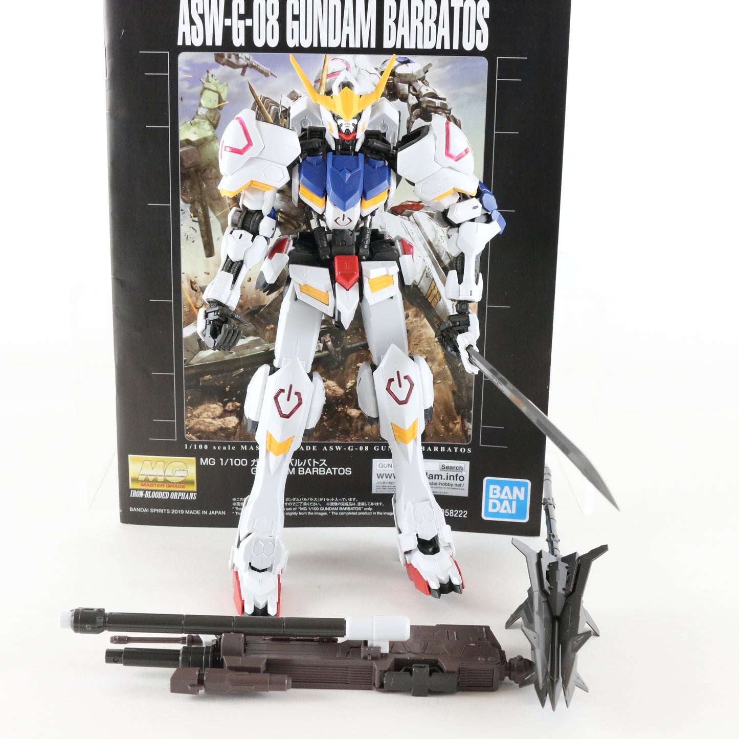 Gundam MG ASW-g-08 Barbatos Mobile Suit Bandai 1/100 Built Model Figure