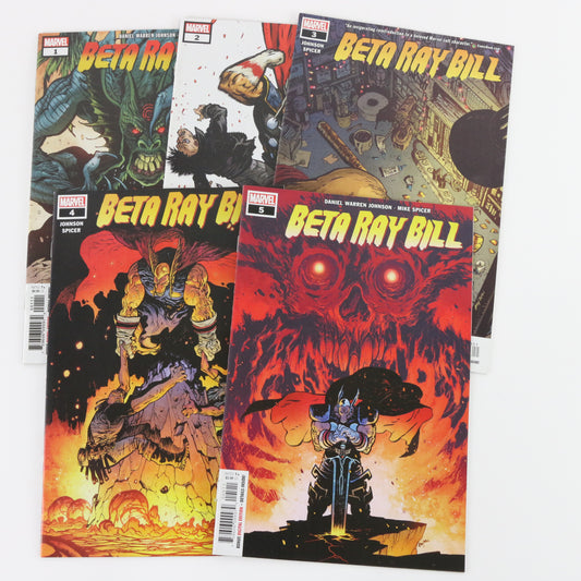 Lot Of 5 Beta Ray Bill #1-5 Marvel Warren Johnson NM full run