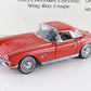 1962 Chevy Corvette Convertible Red Danbury Mint 1:24 Diecast Car