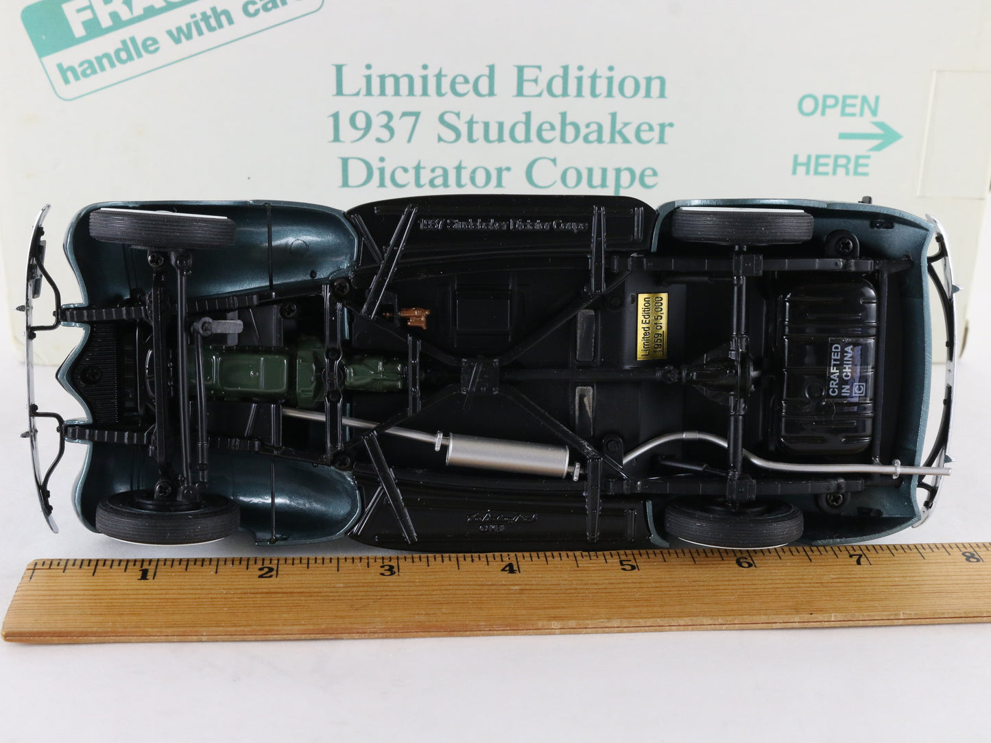 1937 Studebaker Dictator Coupe Blue Danbury Mint 1:24 Diecast Model 1959/5000
