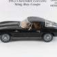 1963 Chevy Corvette Sting Ray Coupe Black Danbury Mint 1:24 Diecast Model Car