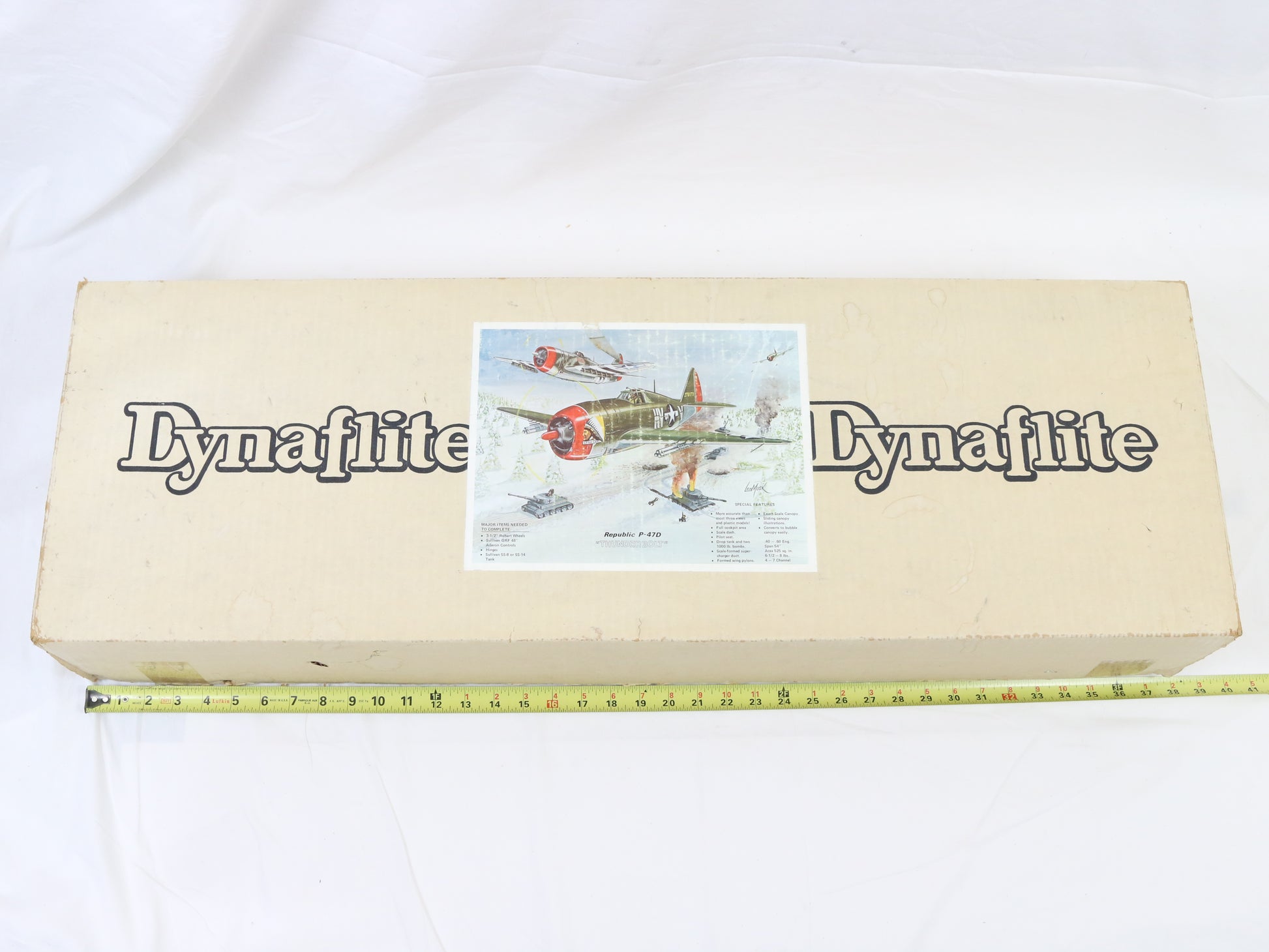 Jemco Dynaflite Republic P-47d Thunderbolt 54" Wingspan Wood Plane Kit