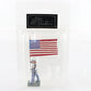 US Marine Standard Bearer Flag Soldier Britains 1:32 43079 Metal Figure