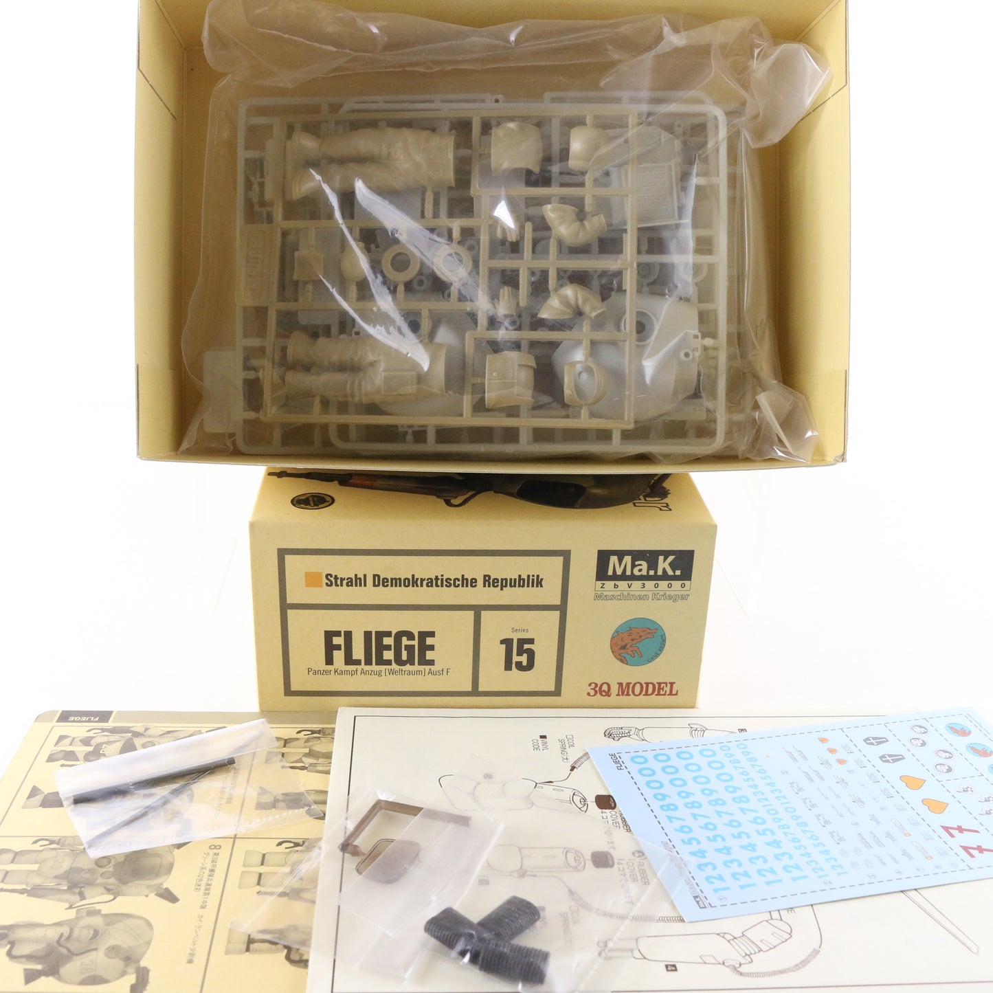 Ma.k Zbv3000 Fliege MASCHINEN Anzug Weltraum Ausf F Series 15 1/20 3Q Kit
