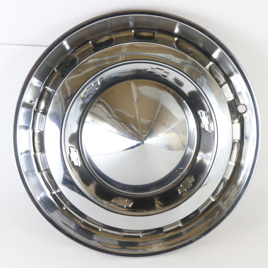 Vintage 1949-50 Chevrolet Dog Bowl Metal Wheel Hubcap 9.5"