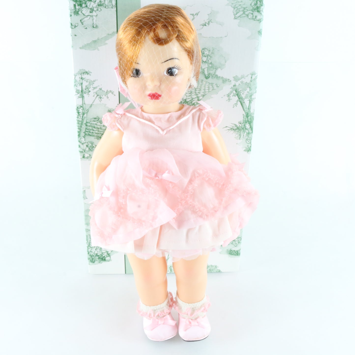 Terri Lee Pretty In Pink Redhead 16" Vinyl Doll W/ Dress & Accessories 20025