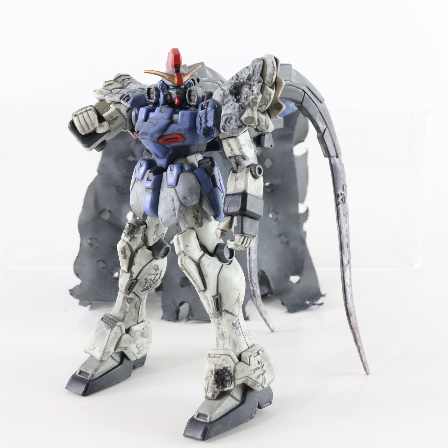 Gundam MSIA Sandrock Custom Battle Scarred Mobile Suit Bandai Figure