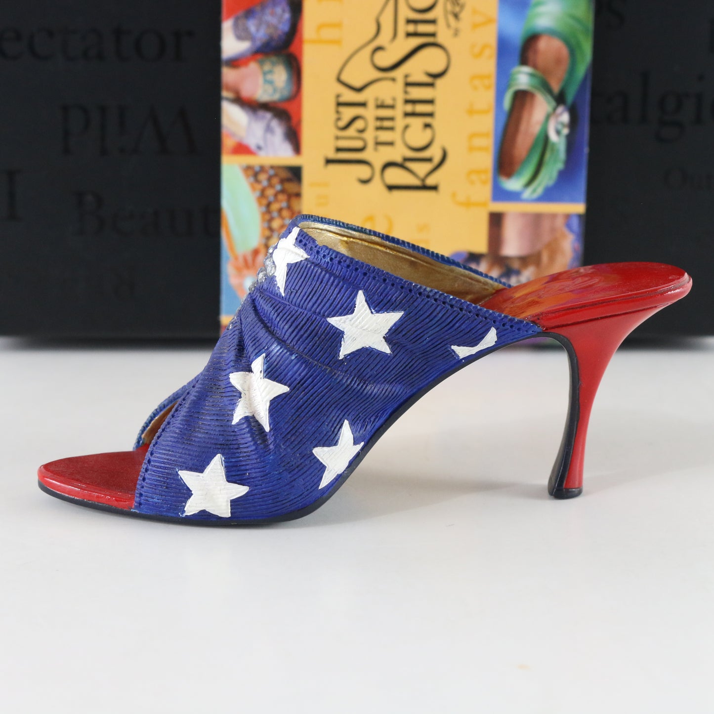 Just The Right Shoe Star Spangled Raine Willitts Resin Collectible Shoe 25197