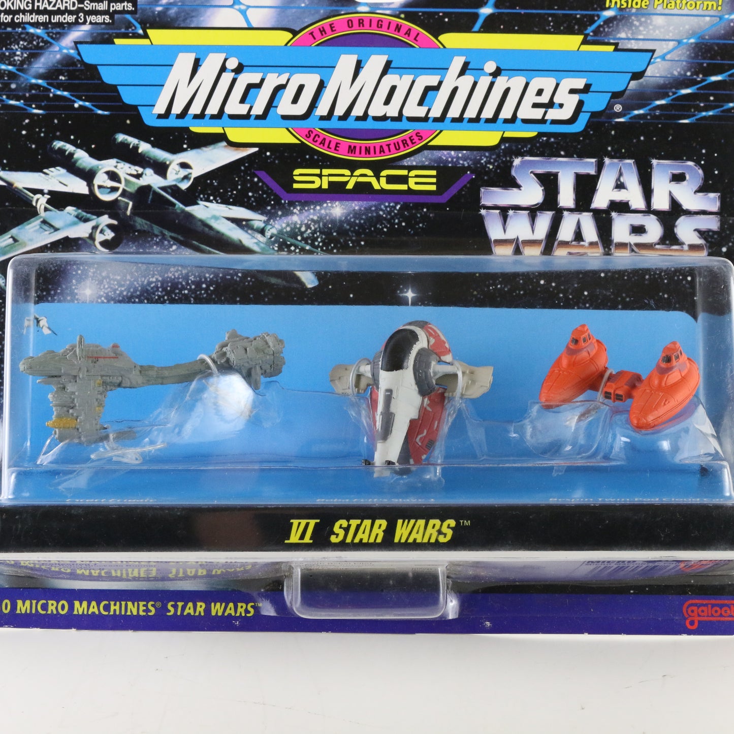 Micro Machines Star Wars VI Frigate BOBA FETT Slave 1 Cloud Car Galoob 65860