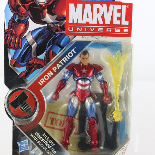 Marvel Universe Iron Patriot No Helmet Series 2 019 3.75" Action Figure Hasbro
