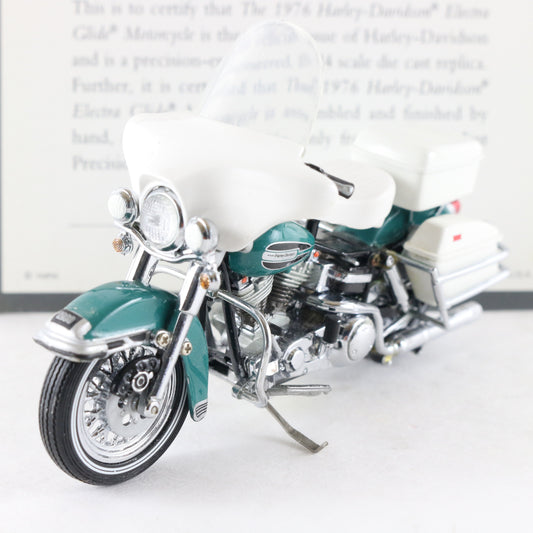 1976 Harley Davidson Electra Glide Franklin Mint 1:24 Model Motorcycle