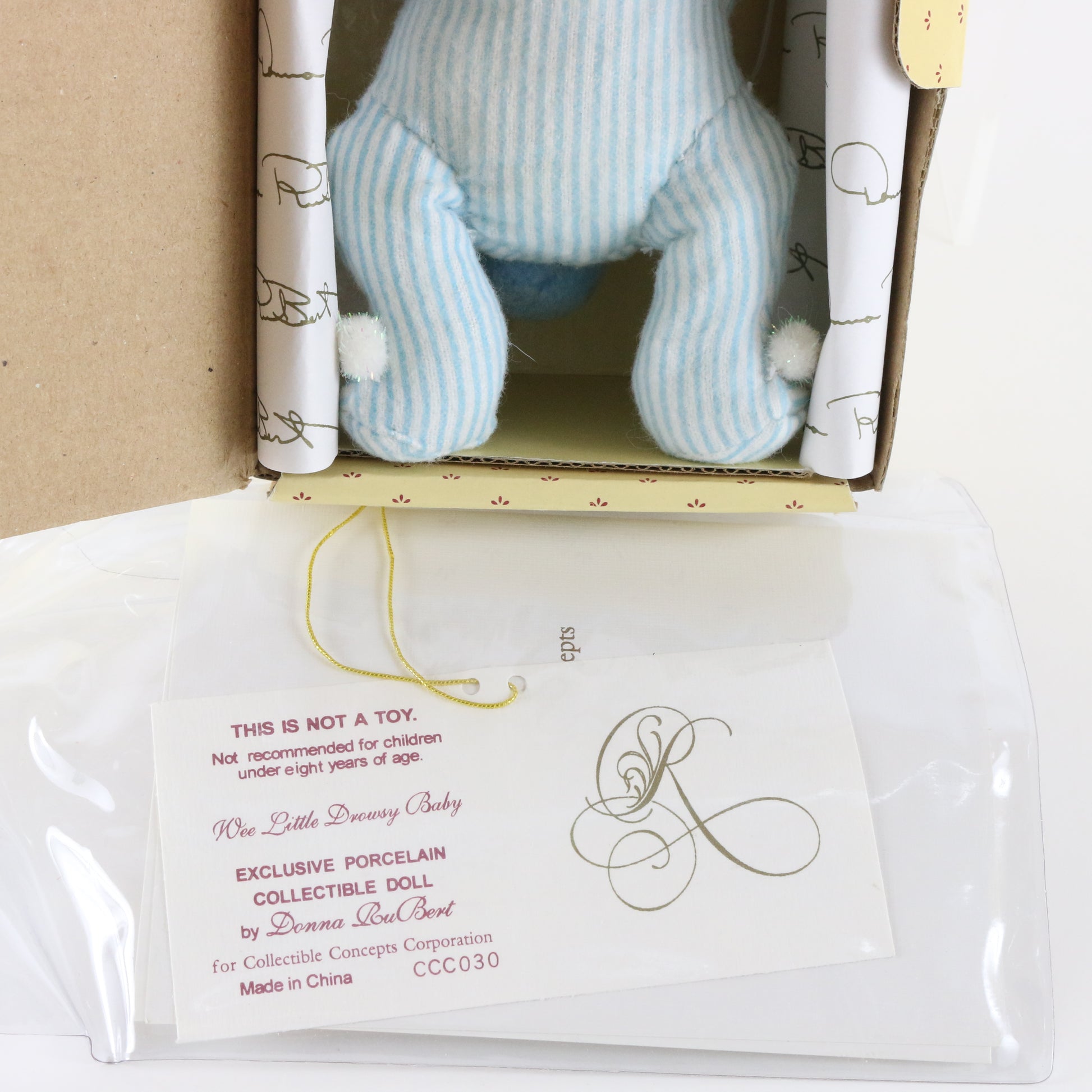 Wee Little Drowsy Baby Donna Rubert Collectible Concepts 6.5" Doll 1534/5000