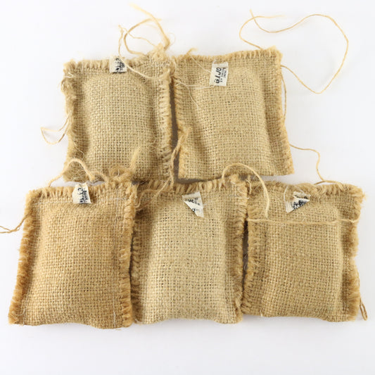 Lot Of 5 1964 Hasbro Gi Joe Combat Sandbags Burlap For 12” Japan Tags