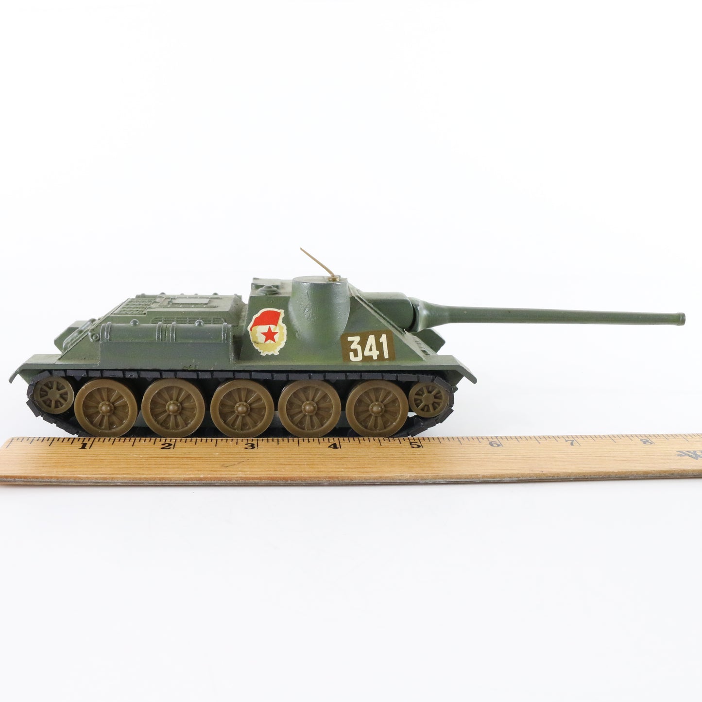 Vintage Soviet Union Russian Su100 Heavy Tank Destroyer 9.25"