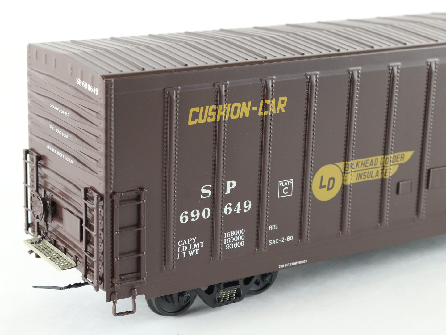 Pecos River O Southern Pacific 690649 62' Insulated Brass Boxcar Train 4137D