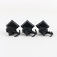 Lot Of 3 Dwarf Miners Citadel Warhammer 8044/3 Black Painted Figures