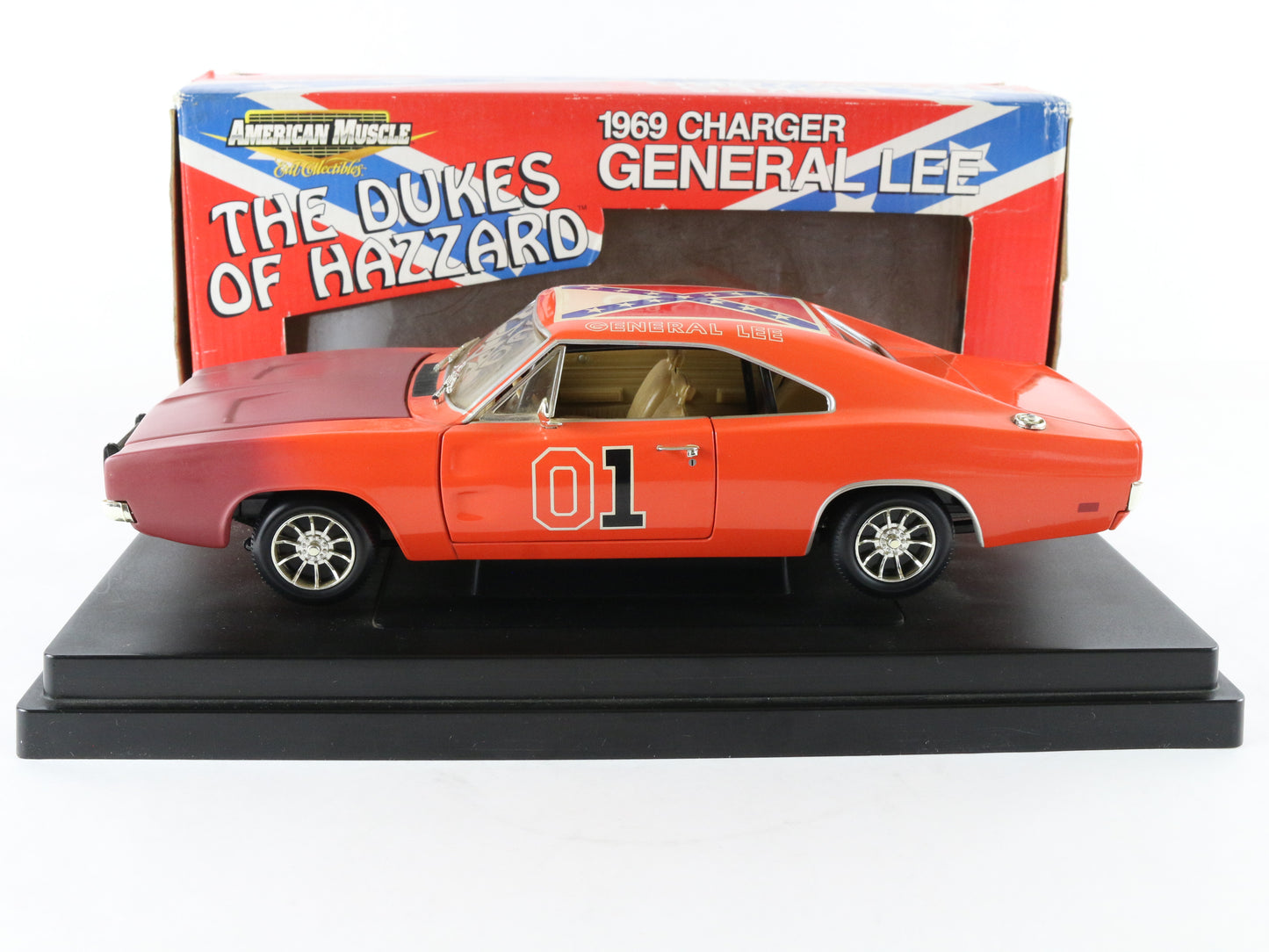 1969 Charger General Lee Dukes Hazzard Race Day American Muscle ERTL 1:18 Car