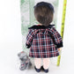 Terri Lee Walk In The Park Plaid Coat 16" Vinyl Doll W/ Dog & Accessories 20028