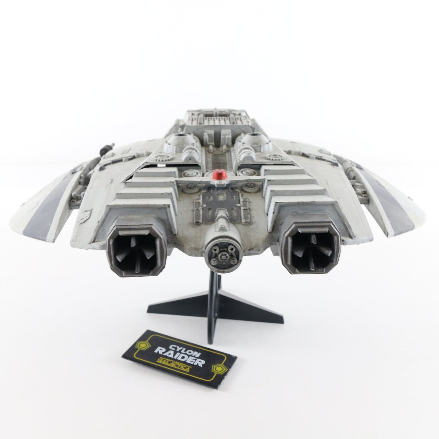 Cylon Raider Battlestar Galactica Revell 85-6441 Built & Painted Ship W/ Stand