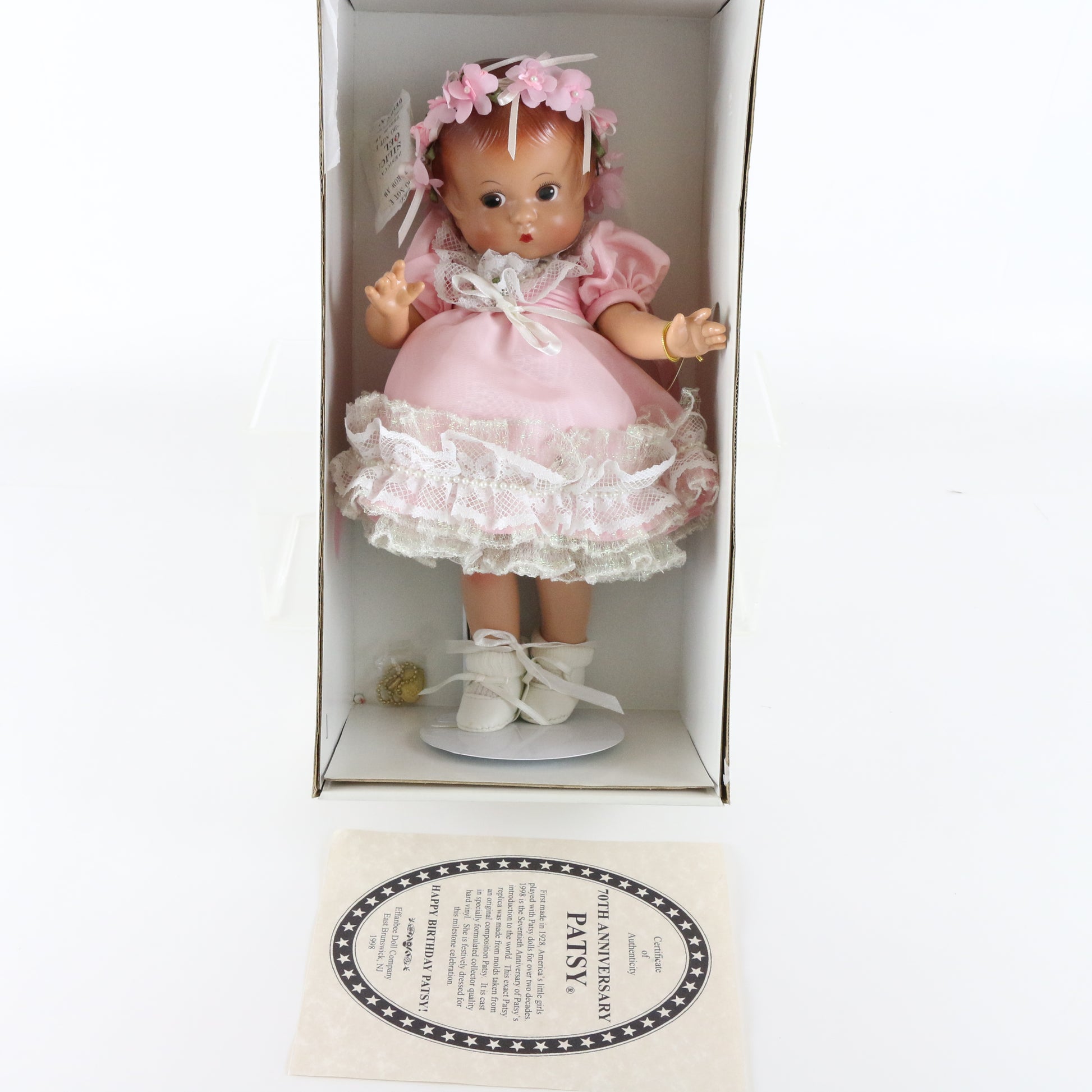 Patsy 70th Anniversary Classics Effanbee 12.5" Vinyl Doll V715