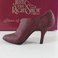 Just The Right Shoe Pastiche Maroon Raine Willitts Resin Collectible Shoe 25048