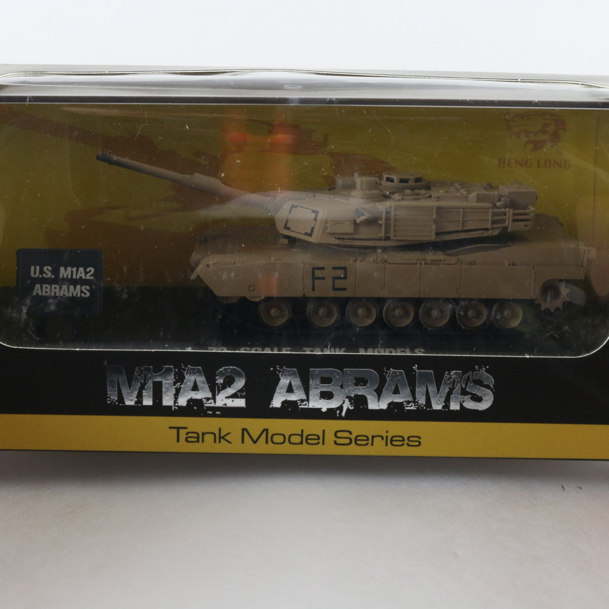 M1A2 Abrams US Tank Model Series Heng Long 1:72 8802 Sealed Military Vehicle
