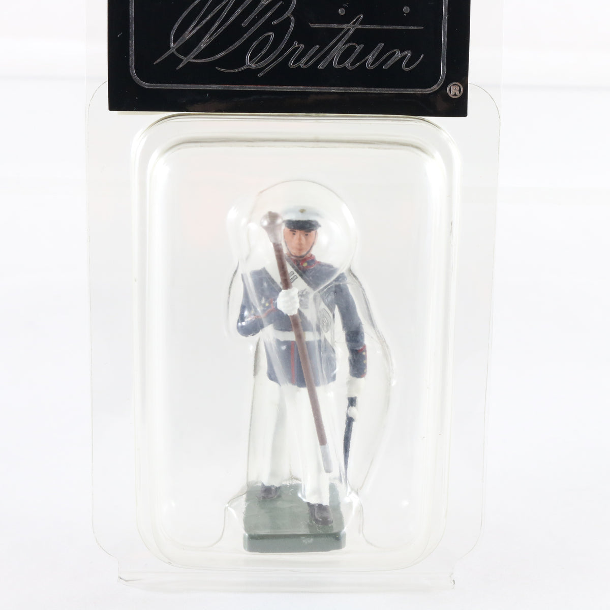 US Marine Drum Major Soldier Britains 1:32 43031 Metal Figure Sealed