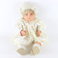 Gotz White Dress & Cowl Girl Large 20" Vinyl Baby Doll