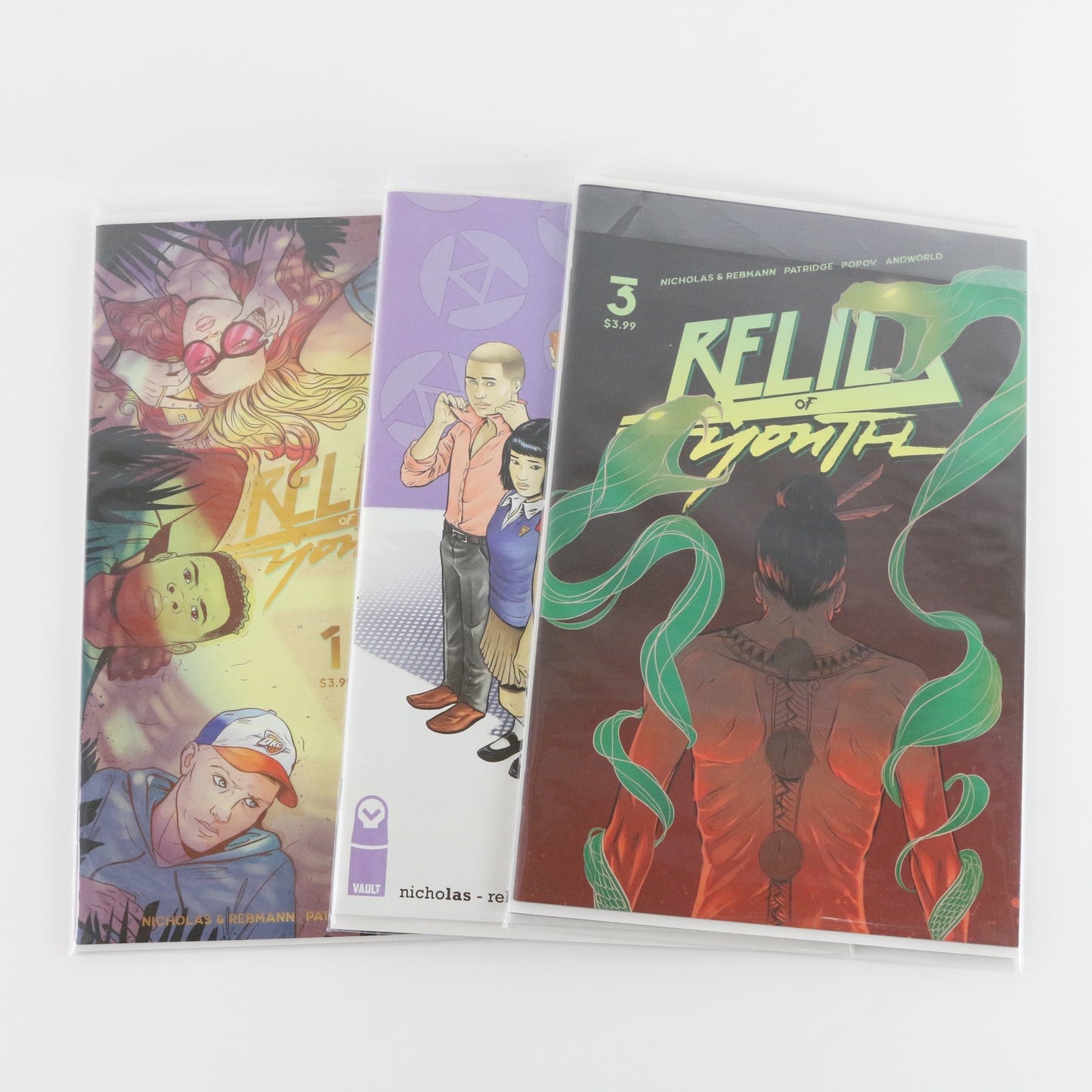 Lot Of 6 Relics Of Youth #1-3 Multi Variant Vault NM Unread Comics