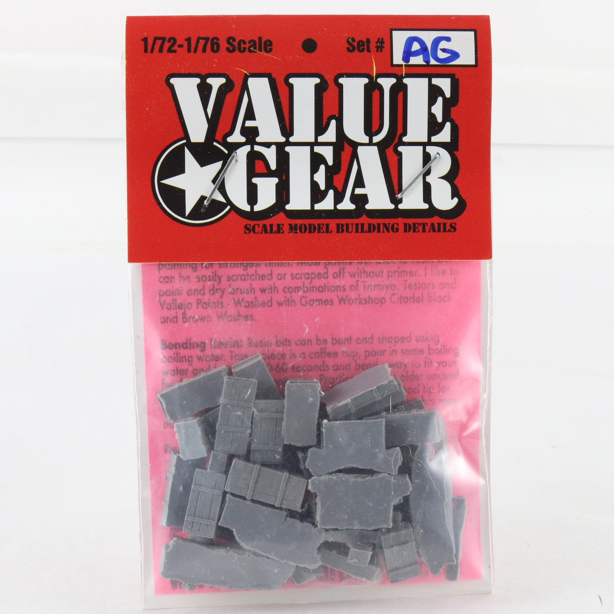 German Ammo Crates WW2 Stowage Accessory Set Value Gear 1:72-1:76 720AG Resin