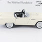 1956 Ford Thunderbird Convertible White Danbury Mint 1:24 Diecast Model