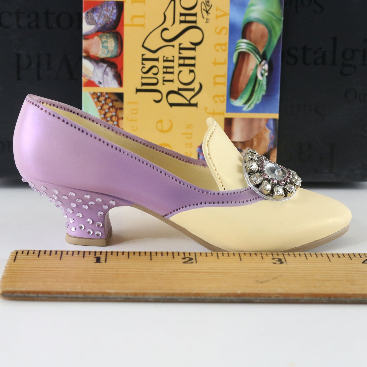 Just The Right Shoe Jewelled Heel Pump Raine Willitts Resin Shoe 25011