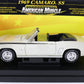 1969 Camaro Ss White Convertible American Muscle ERTL 1:18 Diecast LE 32467