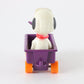 Snoopy Joe Cool Peanuts Mini Wagon Aviva United Feature Syndicate 2.5"