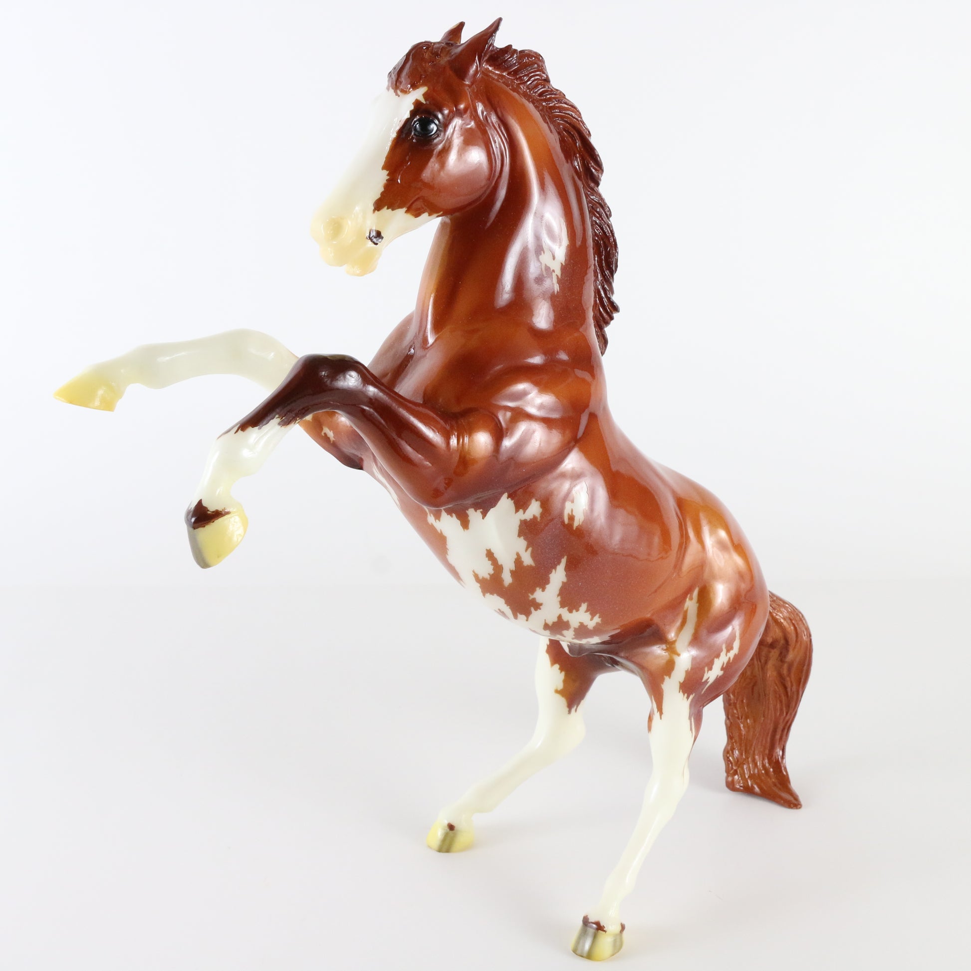 Breyer 70th Anniversary CCA Glossy Fighting Stallion Traditional Chestnut