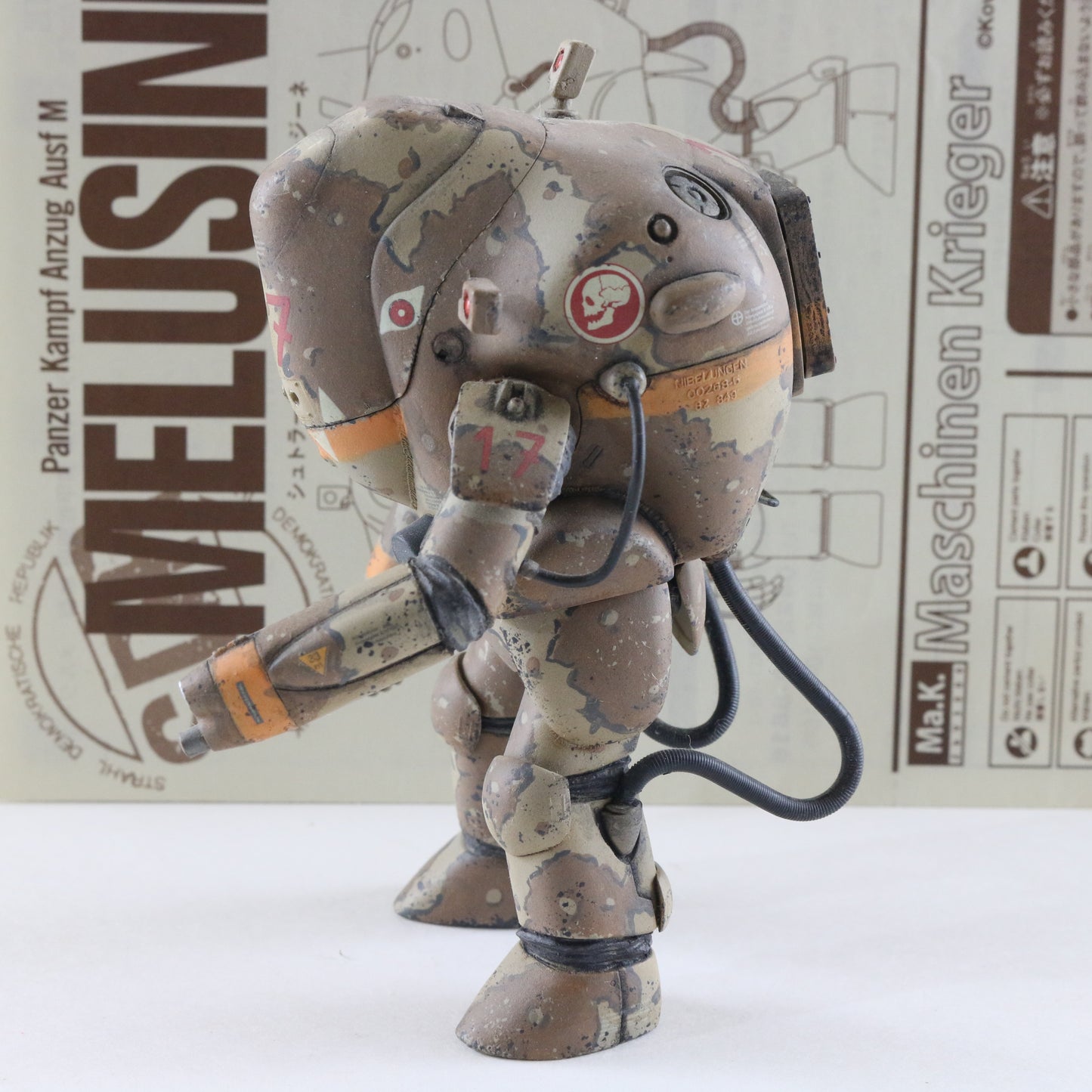 Maschinen Krieger Zbv3000 Melusine Panzer Kampf Anzug Ausf M 1/20 Built Painted