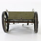 Lineol-style metal horse-drawn military supply cart Germany vintage toy