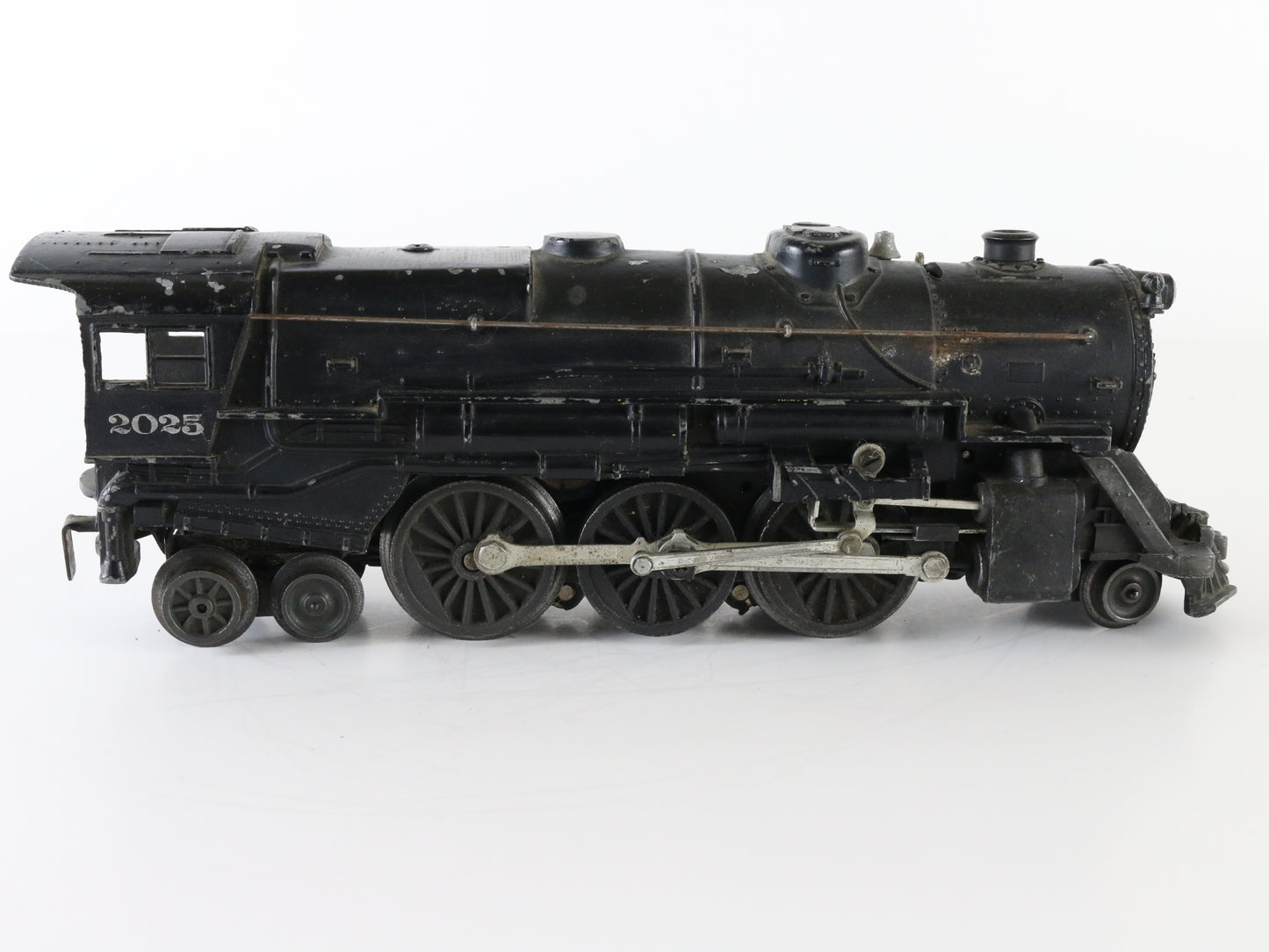 Vintage Lionel O 2025 2-6-4 Black Metal Steam Locomotive Engine NO TENDER