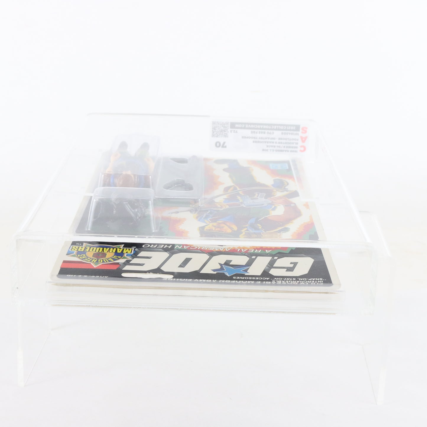 GI Joe Hasbro Footloose Slaughters Marauders 3.75" Figure CAS 70 Graded 1989