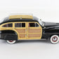 1942 Chrysler Town & Country Black Wood Panel Danbury Mint 1:24 Diecast Model